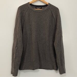 Banana Republic Italian Merino Wool Men's Gray Sweater Size L